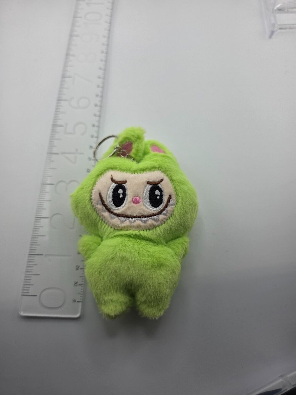 NEW! Monster Keychain Monster Plush Green Monster Plushie 4.5"